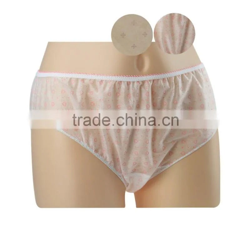 Cheap hot sale non woven disposable panties for women