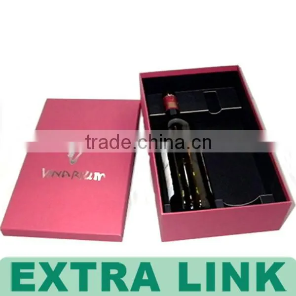 Wholesale Cardboard Luxury Fancy Handmade Wooden Wine Bottle Boxes