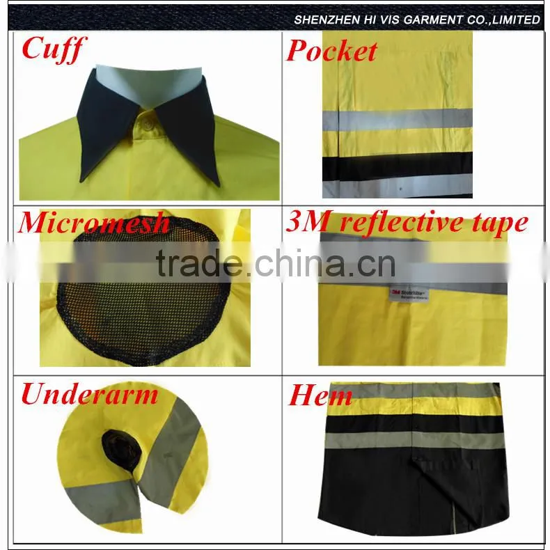 100%cotton safety workwear shirt