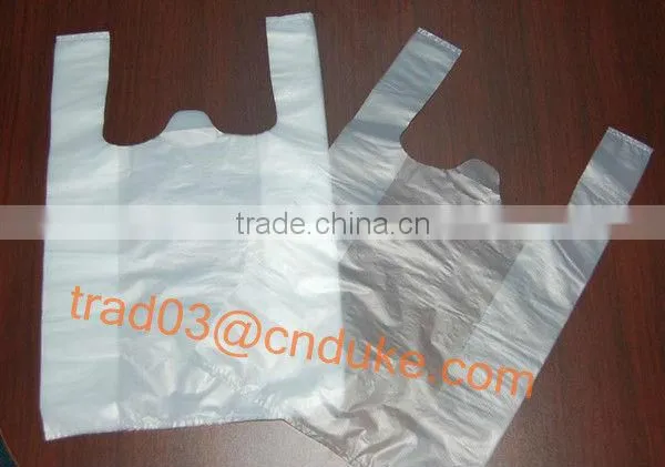 GBDE-700 High Speed Four Lines Automatic Punching T-shirt Bag Making Machine Price