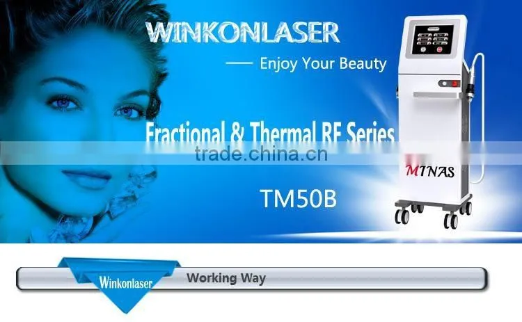 The latest fractional rf machine / thermal microneedle RF anti wrinkle treatment