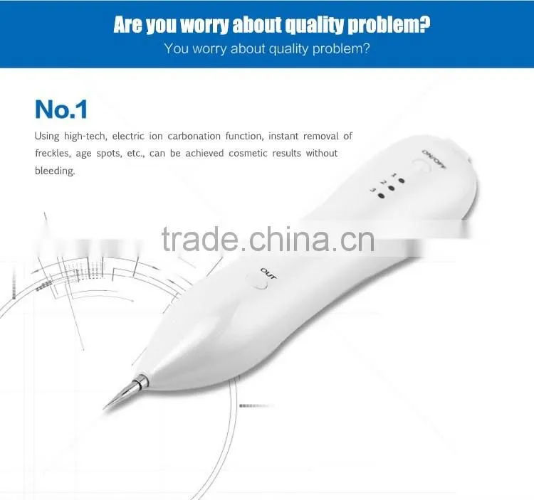 2016 Professional Skin Treatment Electrical Machine Plasma Mini laser for Freckles/Age