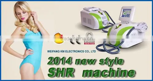 Weifang KM Advanced technology 950nm painless shr laser beauty machine for hair removal KM200B