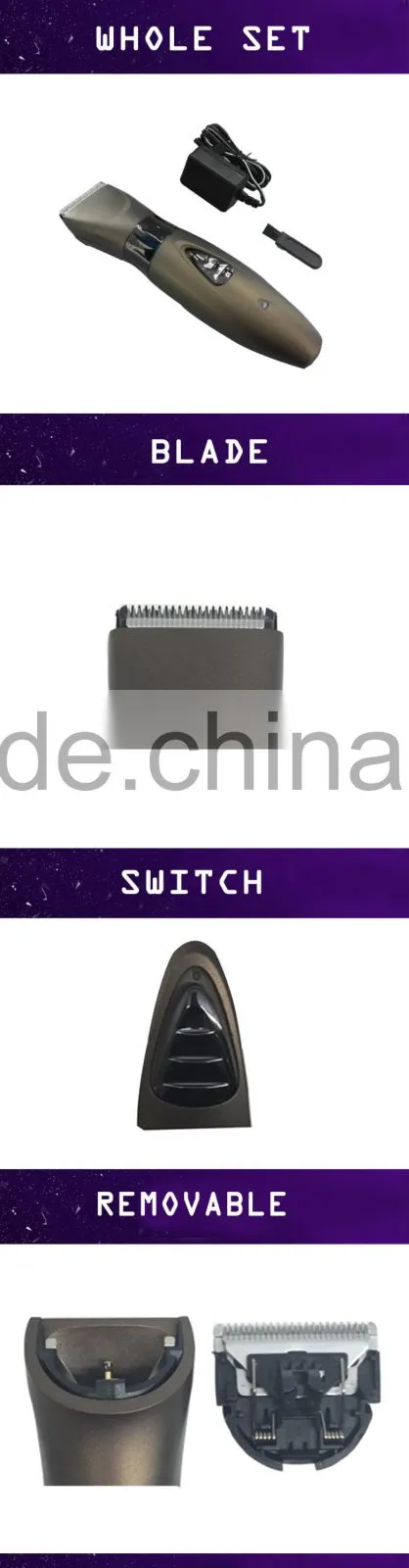 hair clipper blade electric clipper hair scissors for hairdressers rechargeable hair trimmer