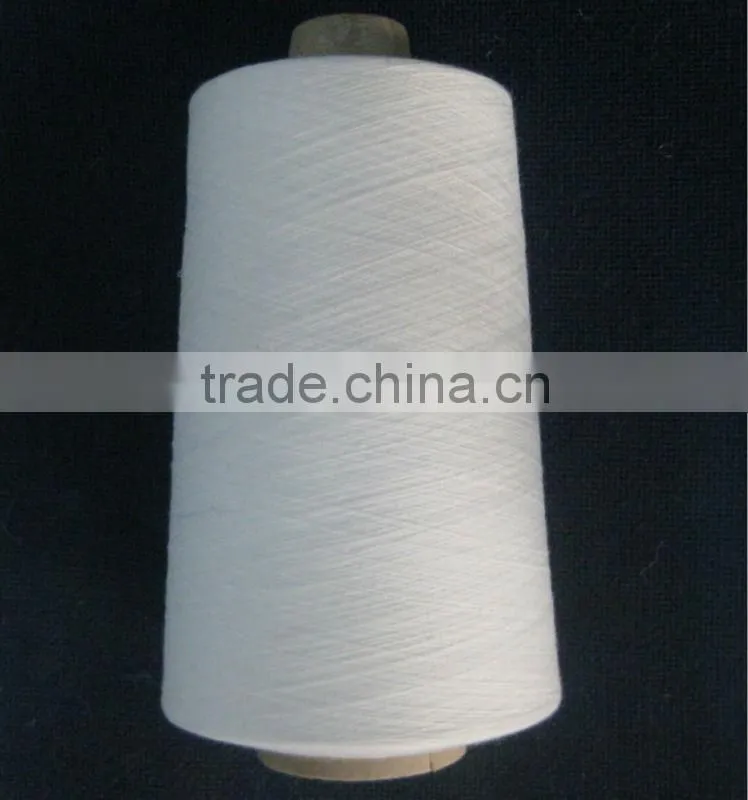 China best 100% wool yarn for weaving, 28NM/2 wool top count 64s, white color and all dyed colors