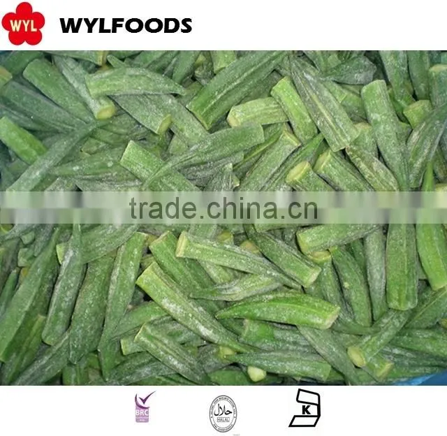 IQF high quality frozen okra hot sales