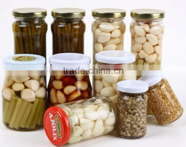Good quality canned garlic in brine or vinegar