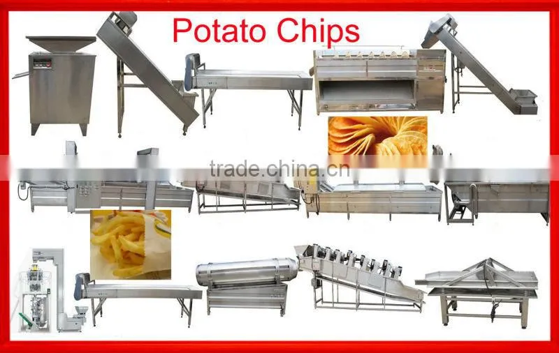 small scale potato production line/potato chips production line