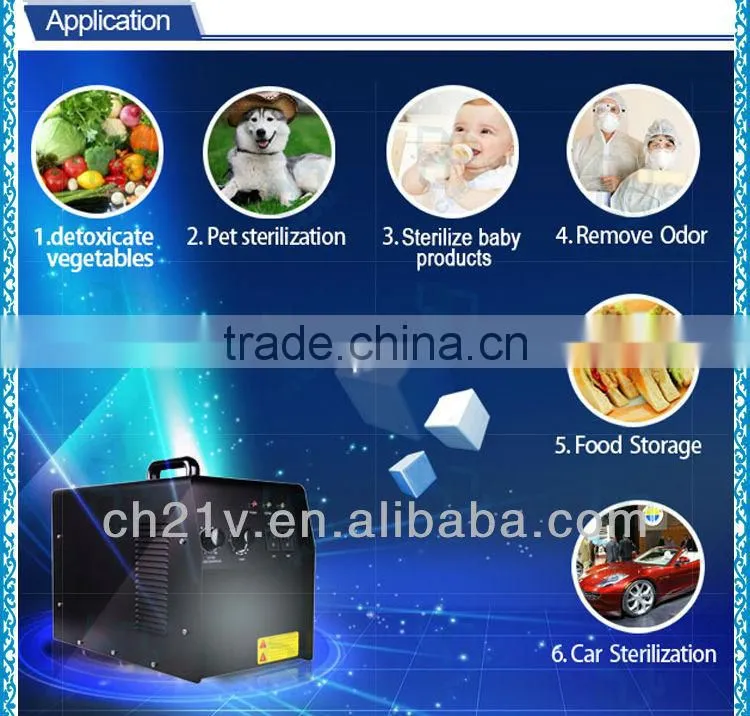 Stronger Sterilizer 2-6G Portable Ozone Machine For Air Purifier And Water Treatment