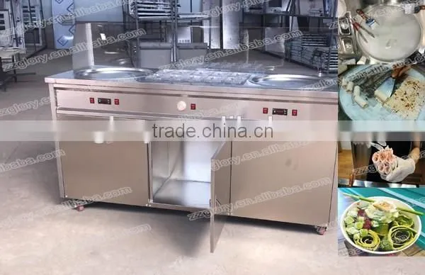 Fruit Flavor Ice Cream Roll from Thailand Fried Ice Cream Machine