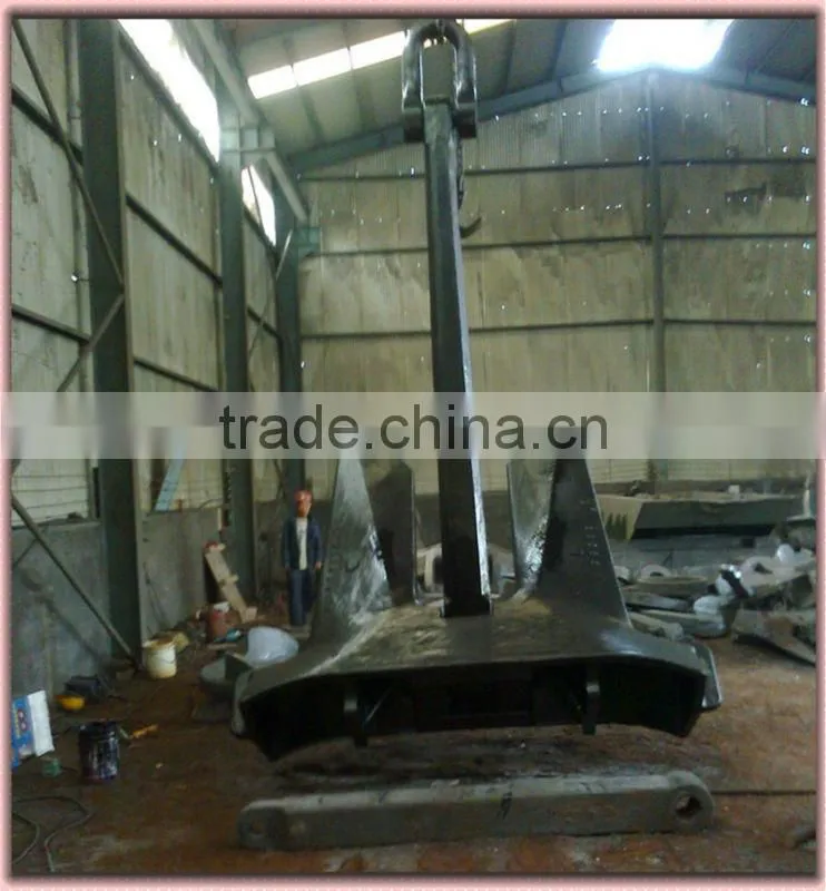 heavy duty marine cast steel ac-14 hhp stockless anchor