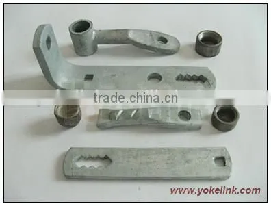 carbon steel HDG pole mounting bracket