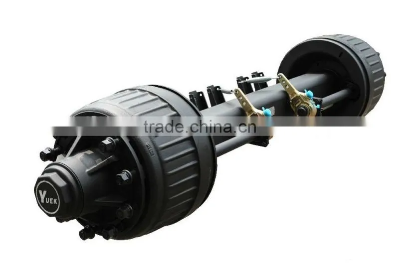 China top sale self steering low loader axles