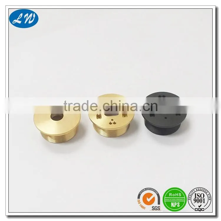 C360 Brass CNC machining black coating for pushbutton switches