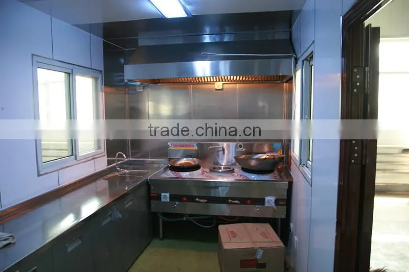prefabricated container mobile kitchen