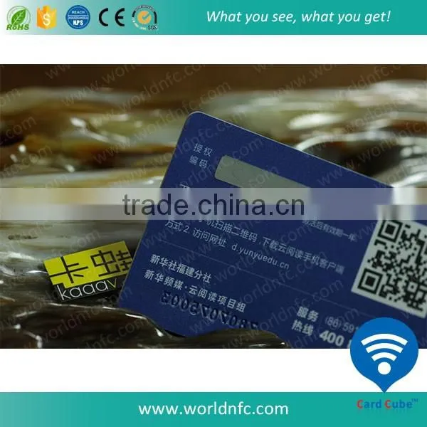 Plastic Scratch off Card with Custom Printing