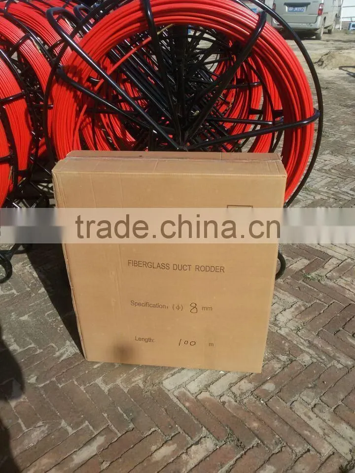 Tracing duct rodder/Fiberglass push pull/Galvanized steel electrical cable reel stand