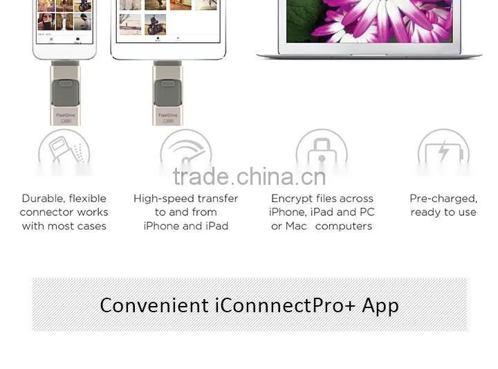 Portable Wholesale 16GB Smartphone OTG USB Flash