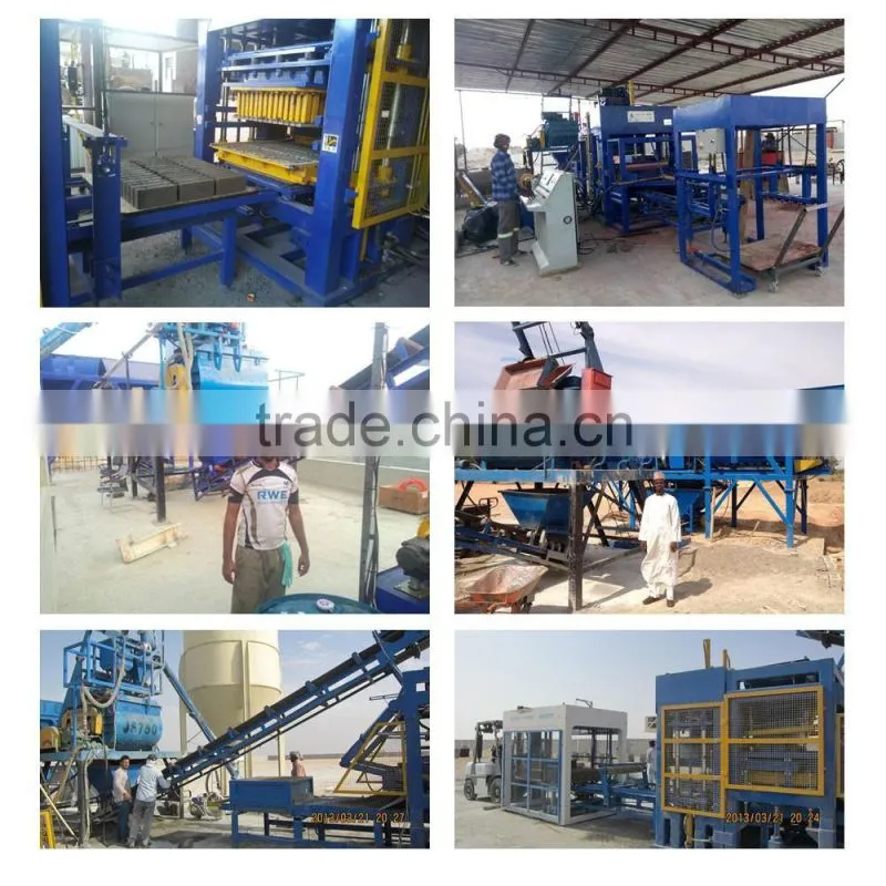 High Profit Energy Saving QT4-15 Soil Cement Hollow Paving Bricks Making Machine