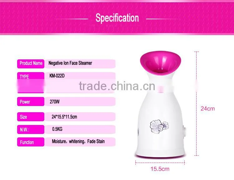 handy mist deep cleaning facial steamer manual for promotion gift