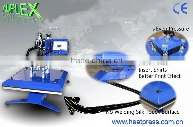 Promotion advanced high pressure tshirt air swinger swing away 40 x 50cm or 40cm x 60cm heat press machine