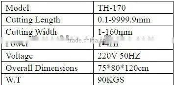 160mm Microcomputer Hot Cold Blade Strap Belt Cutter