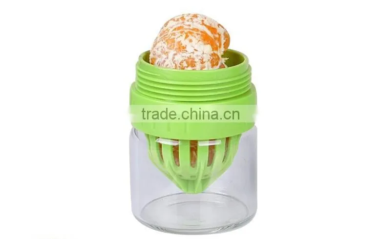 Lemon juicer glass bottle/Transparent Fruit Juicer glass Lemon Bottle /subzero glass water bottle