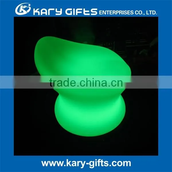 Multi color remote control led kids stool durable kid led bar stool