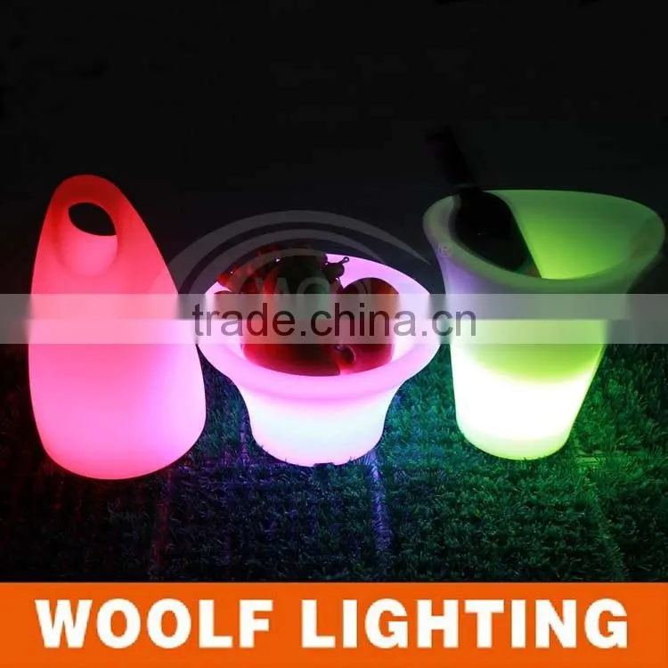 Garden/Night Club/Home LED High Flower pot LED fruit pot Planter