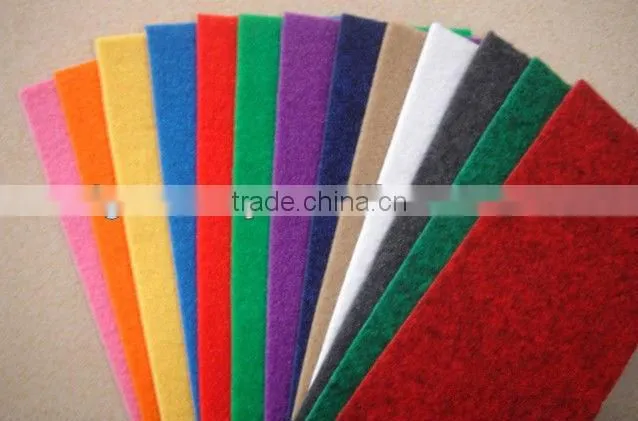 carpet with resin backing Needle Punch Brush Track carpet