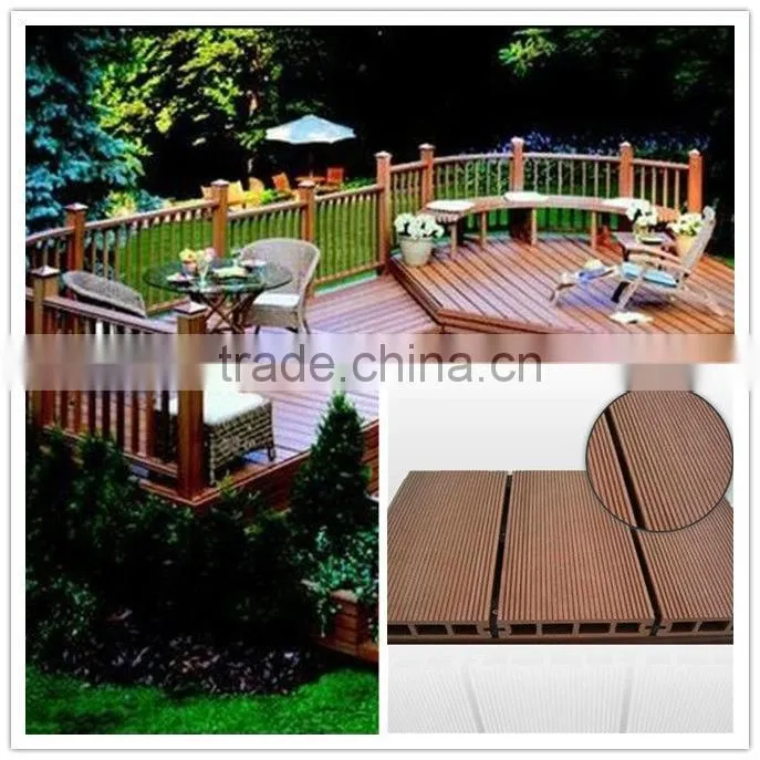 China wood plastic composite wpc decking