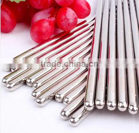 Wholesale chineses stainless steel chopsticks with rests