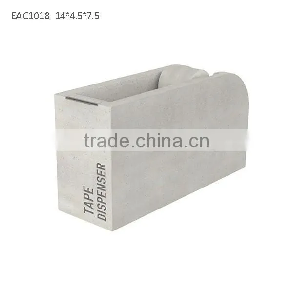 Fancy Concrete desk supplies packing tool cement mini tape dispenser