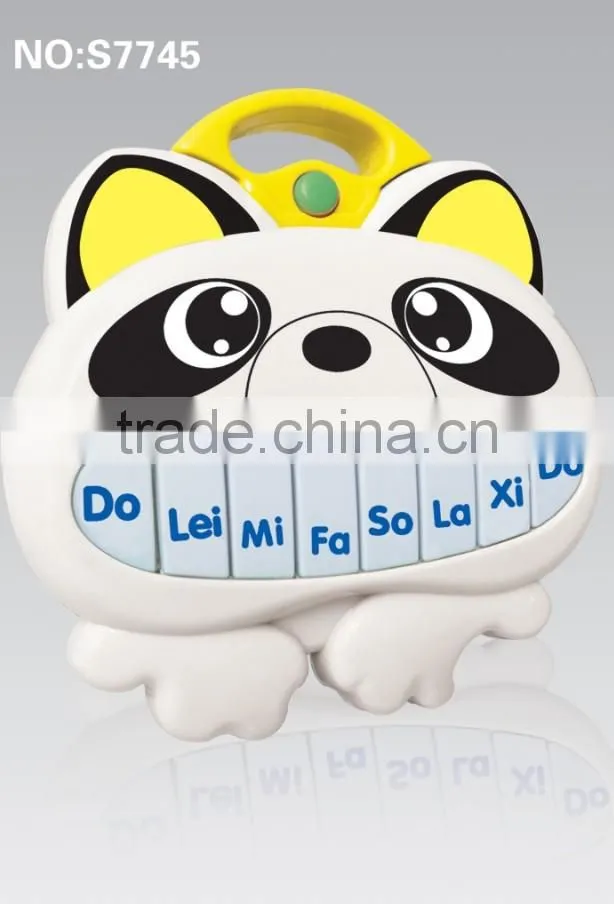 2015 hot sale electronic educational musical instrument panda shape keyboard for kids/ popular keyboard learning machine toys