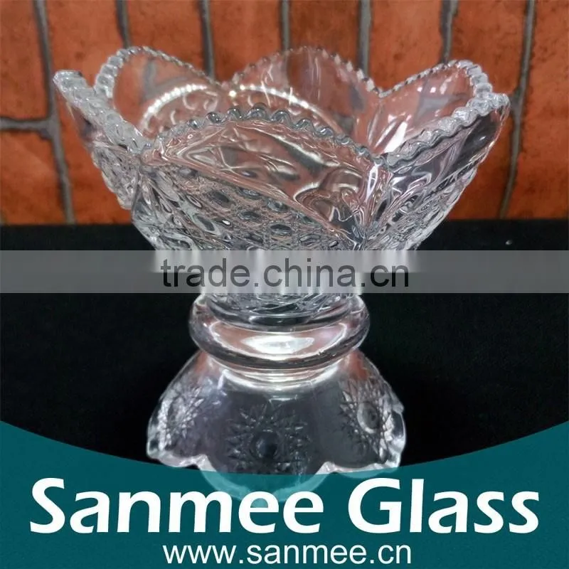 Good Quality Low Price Pedicure Spa Chair Glass Bowl