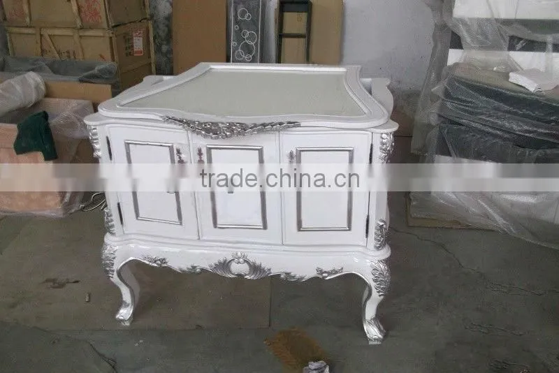 Bisini French Bathroom Mirror Cabinet With Side Cabinet,Bathroom Vanity Cabinet;Bathroom Furniture;(BF08-4047)