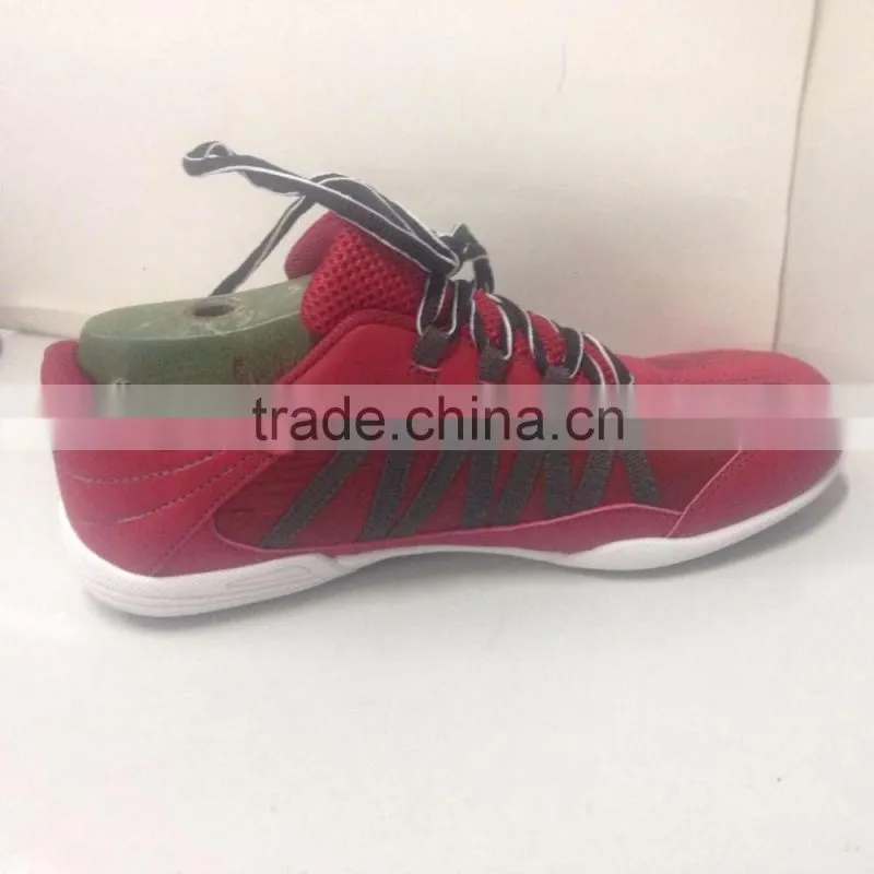 Girls white cheerleading dancing shoes pure colored cheer shoes performance Sport dance Shoes
