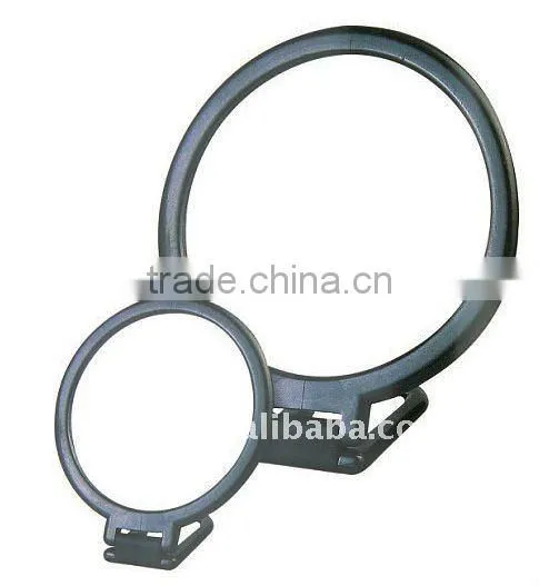 2011 rectangle double and sliver plastic Cosmetic Mirror