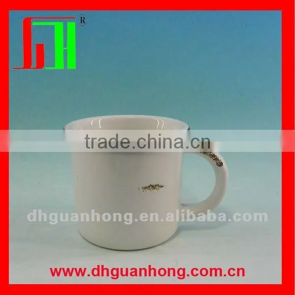 11oz Enamel white color Mugs Cup,Porcelain Tea Cup