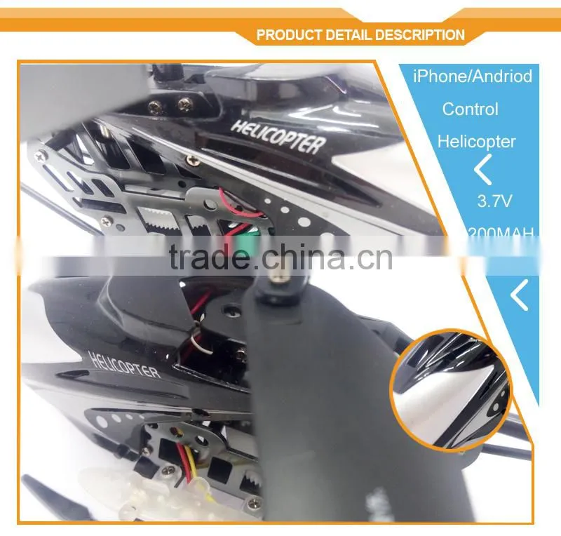 Iphone/Andriod control 3.5CH 2.4g rc helicopter cooler fly unmanned helicopter copter