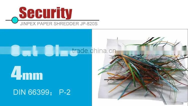 JP-820S Strip cut Paper shredder GS UL certificate made in china