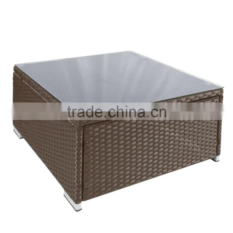 Popular 7 piece outdoor garden furniture patio rattan sofa set garden sofa set for hot sale