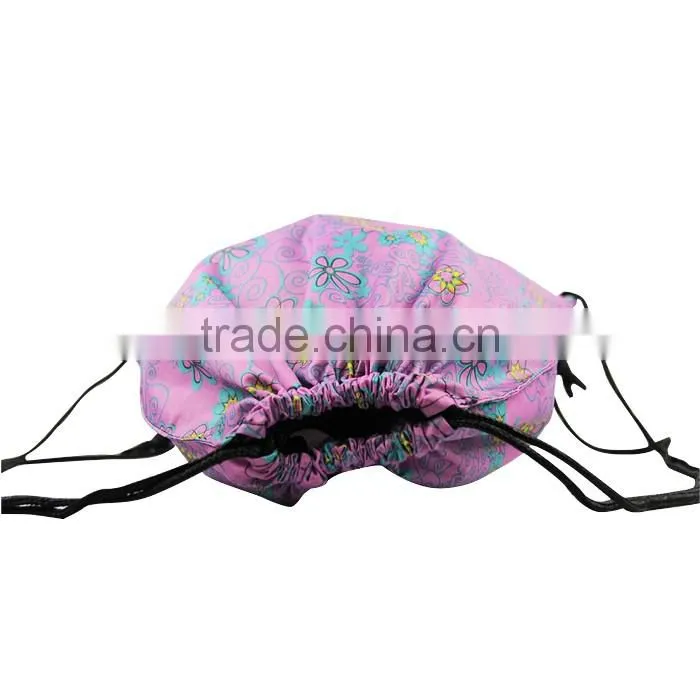 210D Polyester Drawstring Pouch Backpack Travel Bag