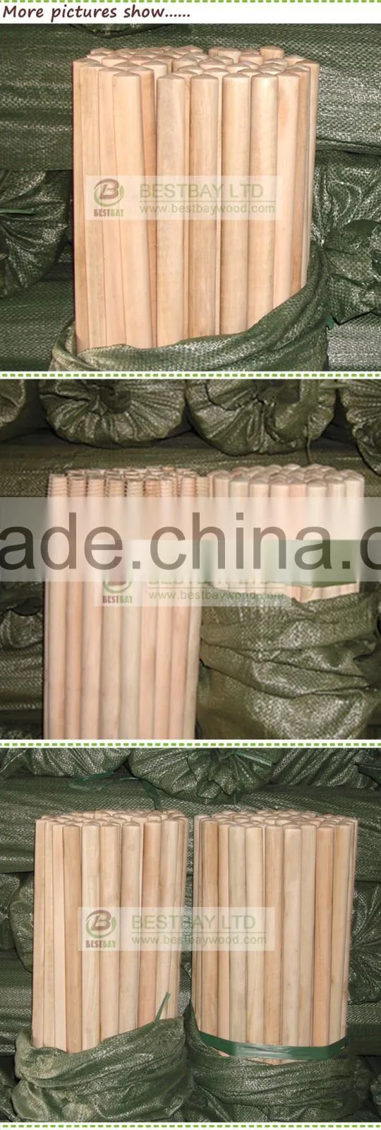 thick wooden broom stick
