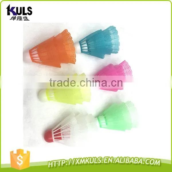 Colorful plastic children's toys badminton shuttlecock