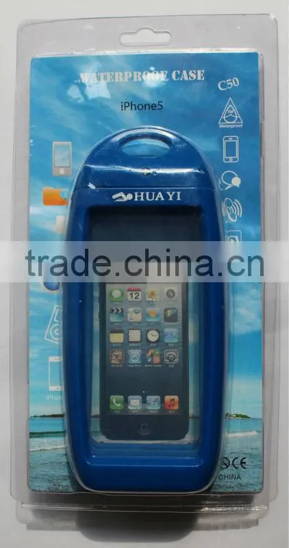 waterproof cell phone case with customer logo printing and many different color waterproof mobile phone case