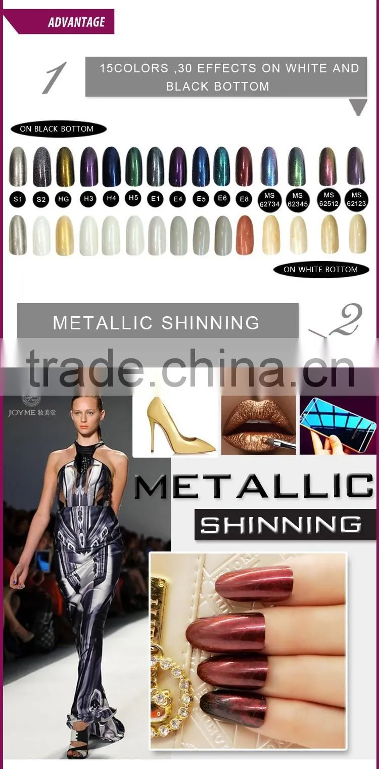 Mirror effect pigment nail chrome pigment powder manufacture mirror chrome powder
