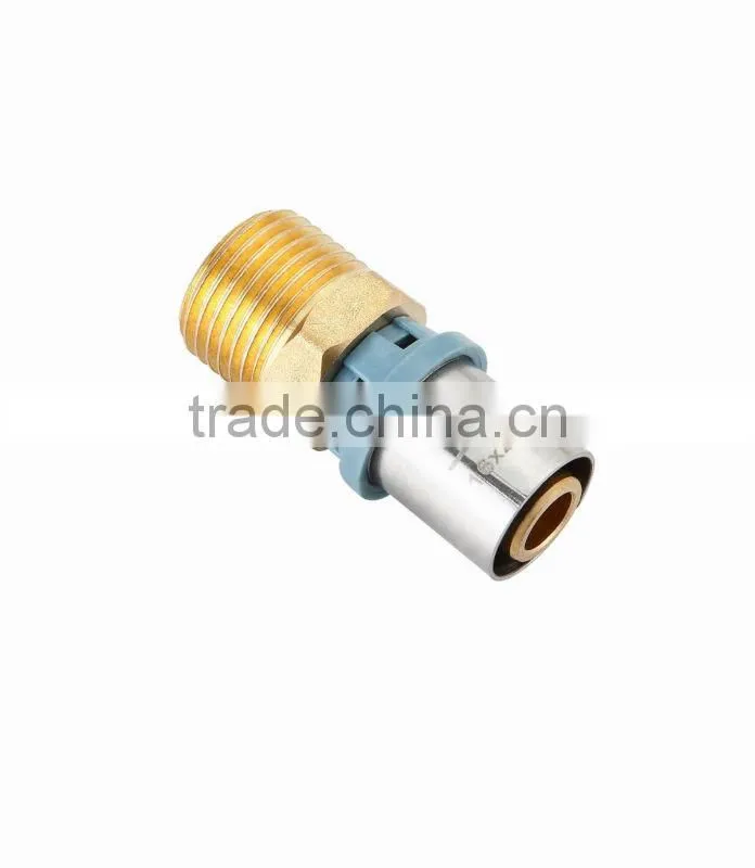 STAINLESS SLEEVE BRASS MALE COUPLING