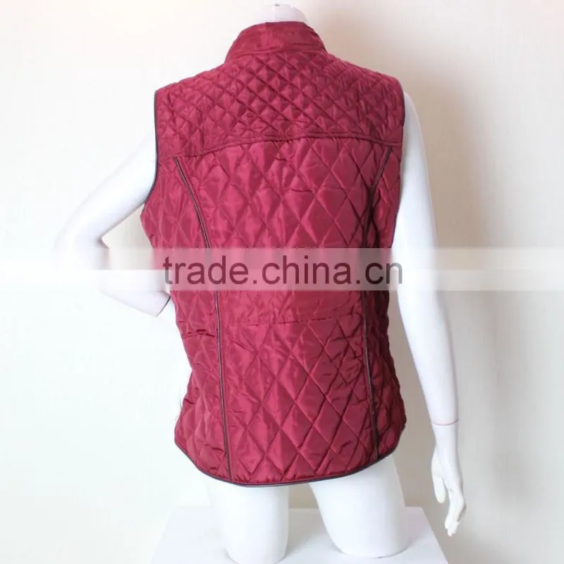 Fashion Customized And printed Various Ladies Padded Vest