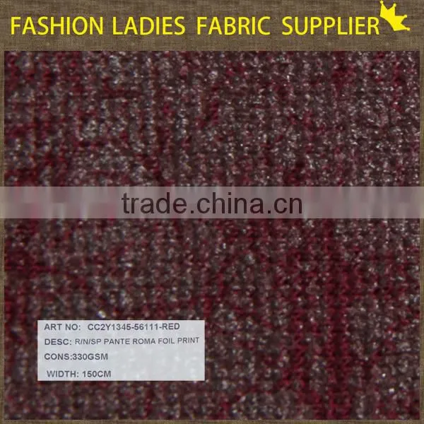 new fashion foil pante roma for trousers wholesale many stocks pante roma fabric
